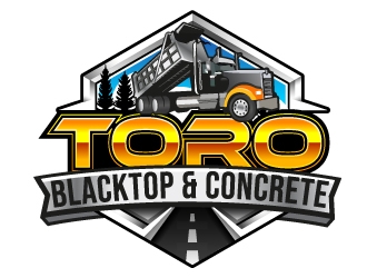 Toro Blacktop & Concrete logo design by Suvendu