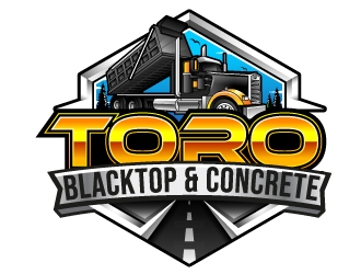 Toro Blacktop & Concrete logo design by Suvendu