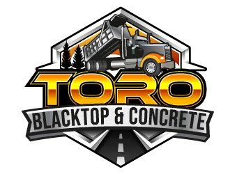 Toro Blacktop & Concrete logo design by Suvendu