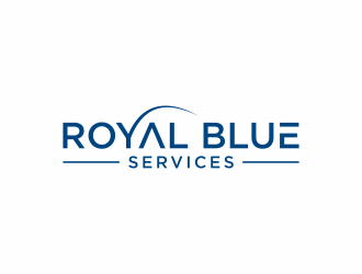Royal Blue Services logo design by Editor