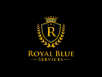 Royal Blue Services logo design by nandoxraf