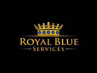 Royal Blue Services logo design by nandoxraf