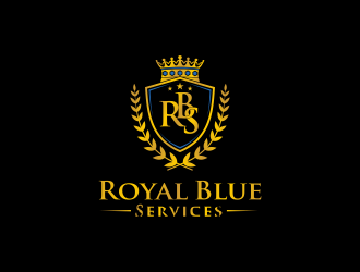 Royal Blue Services logo design by nandoxraf