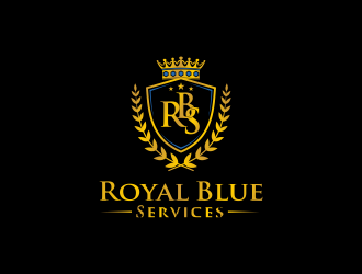 Royal Blue Services logo design by nandoxraf