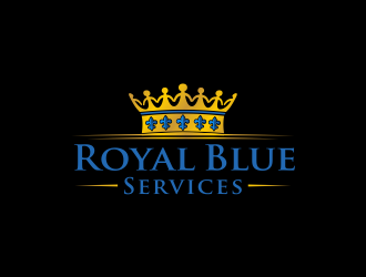 Royal Blue Services logo design by nandoxraf