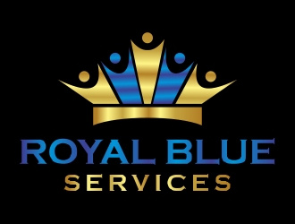 Royal Blue Services logo design by cikiyunn