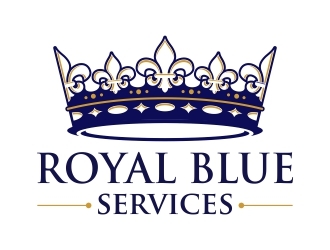 Royal Blue Services logo design by Royan