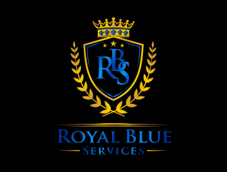 Royal Blue Services logo design by nandoxraf