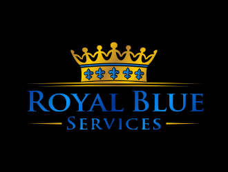 Royal Blue Services logo design by nandoxraf