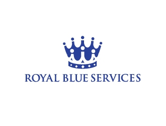 Royal Blue Services logo design by Foxcody
