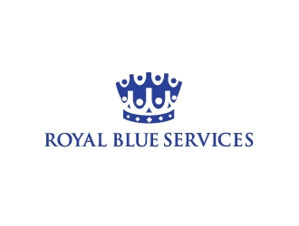 Royal Blue Services logo design by Foxcody