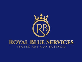 Royal Blue Services logo design by AYATA