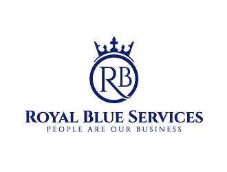 Royal Blue Services logo design by AYATA