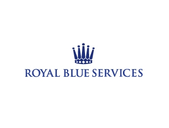 Royal Blue Services logo design by Foxcody