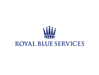 Royal Blue Services logo design by Foxcody