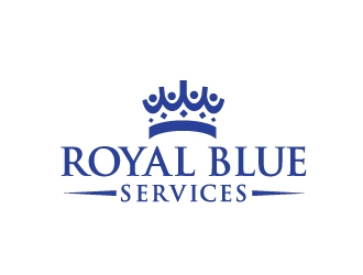 Royal Blue Services logo design by Foxcody