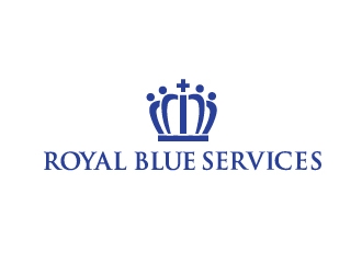 Royal Blue Services logo design by Foxcody