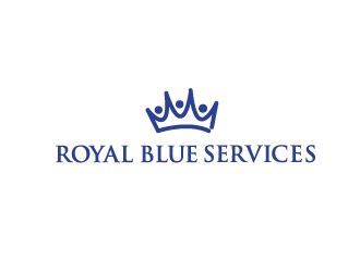 Royal Blue Services logo design by Foxcody