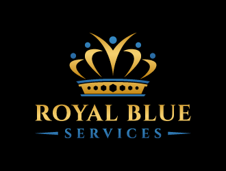 Royal Blue Services logo design by akilis13
