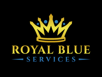 Royal Blue Services logo design by akilis13