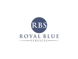 Royal Blue Services logo design by bricton