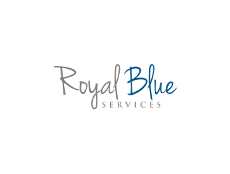 Royal Blue Services logo design by bricton
