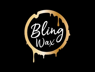 Bling Wax logo design by heba