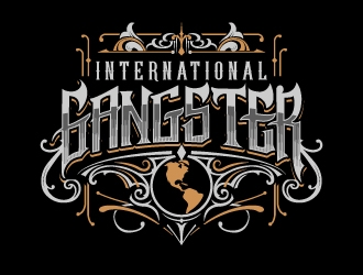 INTERNATIONAL GANGSTER logo design by jaize