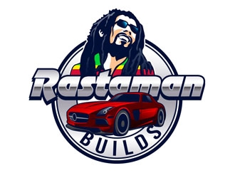 Rastaman Builds logo design by DreamLogoDesign