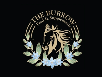 The Burrow Feed & Supplements logo design by Roma