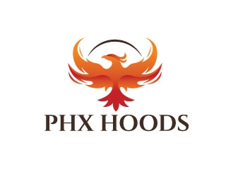 PHX Hoods logo design by invento