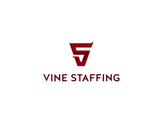 Vine Staffing logo design by FloVal