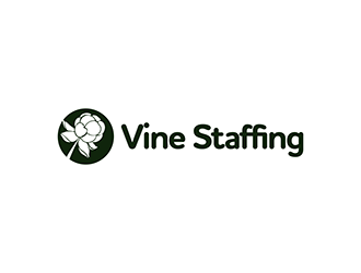 Vine Staffing logo design by enzidesign