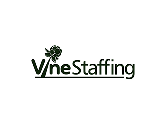 Vine Staffing logo design by enzidesign