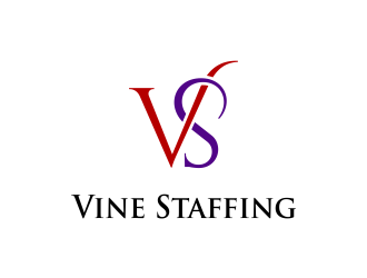 Vine Staffing logo design by Girly