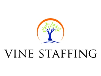 Vine Staffing logo design by jetzu
