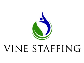 Vine Staffing logo design by jetzu