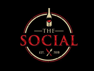 The Social  logo design by Conception