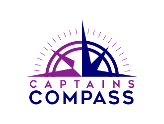 Captains Compass logo design by AisRafa