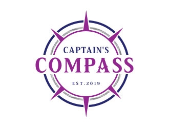 Captains Compass logo design by Conception