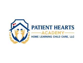 Patient Hearts Academy- Home Learning Child Care, LLC logo design by MonkDesign