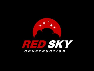 Red Sky Construction  logo design by AYATA