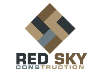 Red Sky Construction  logo design by AamirKhan