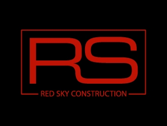 Red Sky Construction  logo design by Mirza
