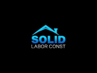 Solid Labor Const.  logo design by aryamaity