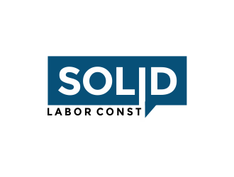 Solid Labor Const.  logo design by Girly
