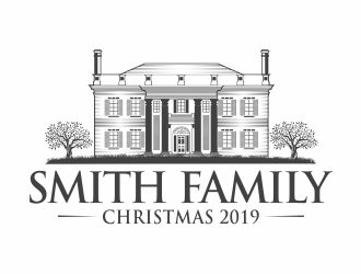 Smith Family Christmas 2019 logo design by Mardhi