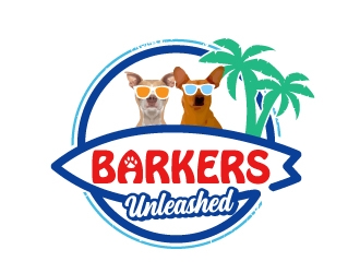 Barkers Unleashed logo design by jaize