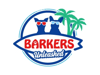 Barkers Unleashed logo design by jaize