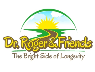 Dr. Roger & Friends: The Bright Side of Longevity  logo design by Vickyjames